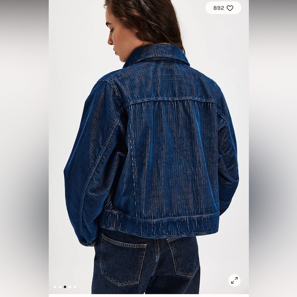 NWT We The Free Suzy Railroad Cord Jacket - Picture 3 of 7